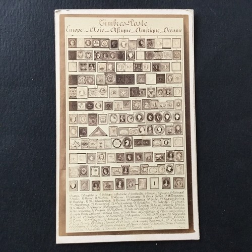 Foto cdv briefmarken post - cdv,