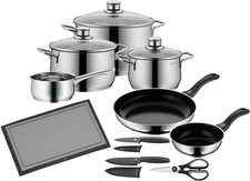 WMF Diadem Plus Kochtopf-Set Kochtöpfe 10-teilig mit Deckel Induktion Edelstahl