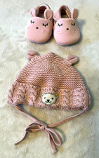 Steiff -  100% BIO-Baumwolle Strick-Mütze Gr. 39 + Schuhe Geschenkt, TOP! HNP!