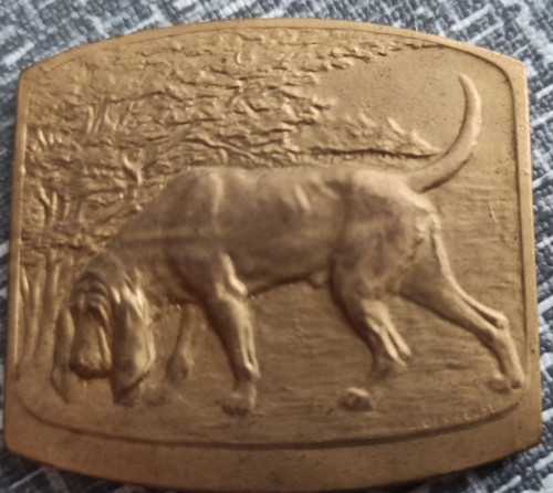 Belgische bronzeplakette - belgische,