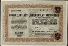 Österreich / Austria Donaustaat P.S156 10.000 Kronen (1923-1937) (3+)