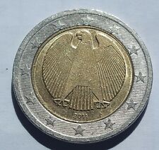 2 Euro Münze Fehlprägung Deutschland 2011 A Dezentriert Abgeschnittene Sterne