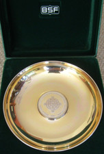 Versilberte Schale "Zum