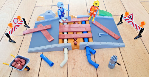 Playmobil rohrverlegung - playmobil,