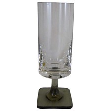 Weinglas Weinrömer Überfangglas mit Gravur Rosenthal Rauchglas Georg Jensen Berl