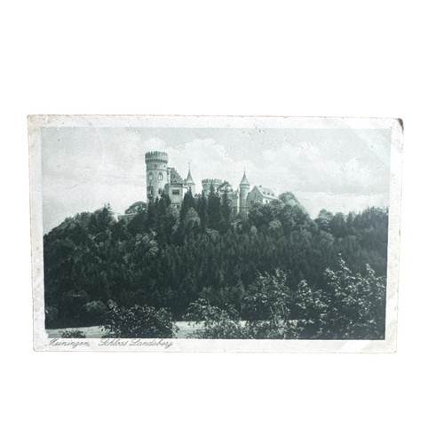 Postkarte meiningen schloss - meiningen,