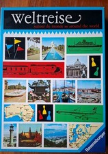 Ravensburger Weltreise Brettspiel von 1968 / 11005 Rar Komplett Vintage