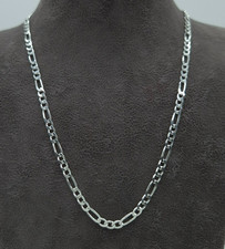 Silber Figarokette 55cm 65cm Silberkette 925 Silber Halskette Schmuck Collier
