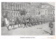 Kanadier marschieren nach Mons