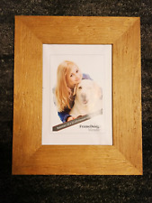 Bilderrahmen aus Holz im Landhaus-Stil vintage, Eiche rustikal Rahmen 15x21cm