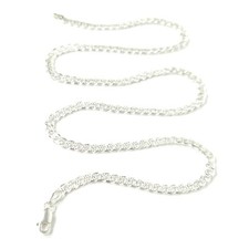 925 Silber Panzerkette 18 cm