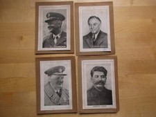 RARE LOT X4 IMAGES PROPAGANDE OEUVRES SOCIALES FORCES FRANCAISES COMBATTANTES