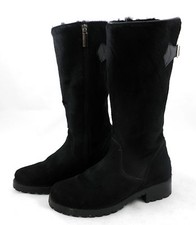 Diavolezza Stiefel 37 schwarz gefüttert mit Lammfell außen Ponyfell wie neu
