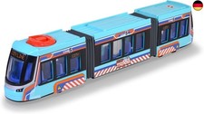 Dickie Toys City Tram Straßenbahn Spielzeug (41,5 cm) - Große Spielzeugautos ab 