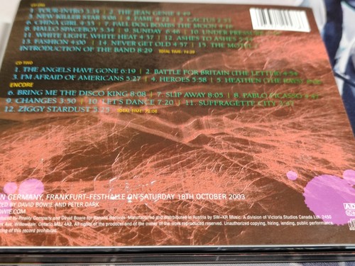 David bowie 2xcd 5366 - bowie, √5366