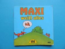 Pixi Buch alt - Nr. 482 Maxi weiß alles -  2. veränderte Aufl. 1987