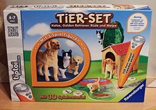 tip toi Tier-Set Katze, Hund und Welpe  - Neuwertig - in OVP - siehe Bilder -