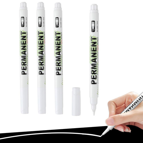 Weißer acrylmarker 4er set - weißer,