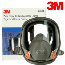 3M Vollmaske Gas Maske Silikon 6900 Gr. L Atemschutzmaske VOLLMASKE Gas Gesicht