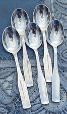 5 Wunderschöne versilberte Mokkalöffel / Espressolöffel Pott Nr. 783
