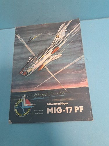 Kranich modellbogen mig 17 - kranich, mig-17