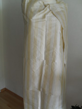 Dupionseide neu ecru mit creme