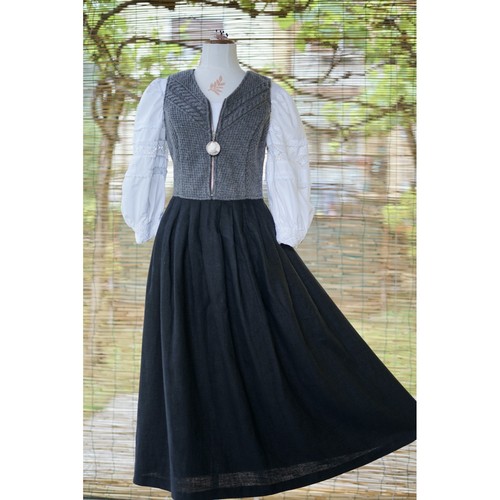 Kleid bluse tiroler - bluse, gr