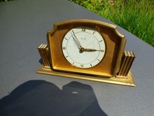 Mauthe Tischuhr. Messing