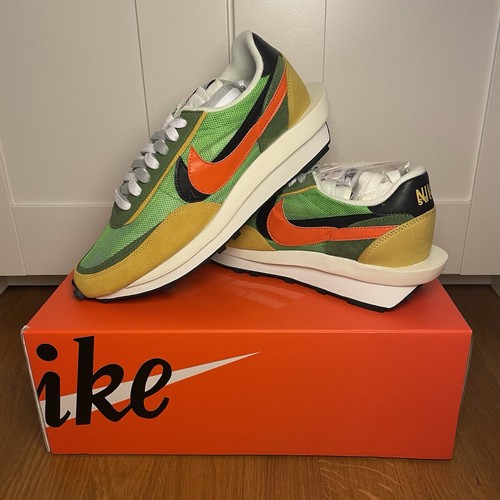 Nike sacai waffle green - sacai,