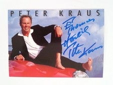Peter Kraus -  - original Autogramm - ca. 10x15cm - Autogrammkarte