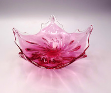 schöne Glasschale -  Bohemia