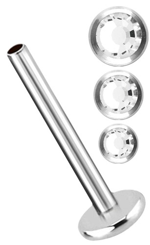 Titan piercing labret - titan,