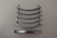 6 Möbelgriffe Schubladengriff Schrankgriff -Metal- silber matt