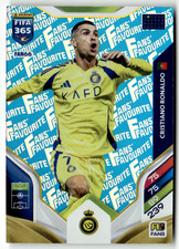 Panini Adrenalyn XL FIFA 365 2026 FAN66 Cristiano Ronaldo Fans' Favourites Blue