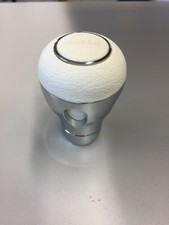 Isotta Schaltknauf Schalt Knauf Kuda Leder Weiß 439W ALU OHNE ZUBEHÖR