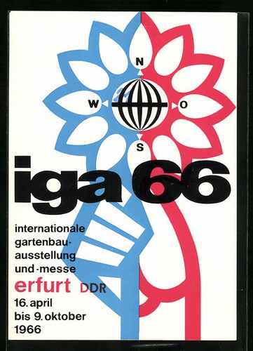 Erfurt internationale - ak, erfurt,
