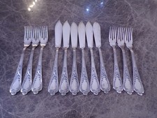 Elegantes Silberbesteck Rokoko