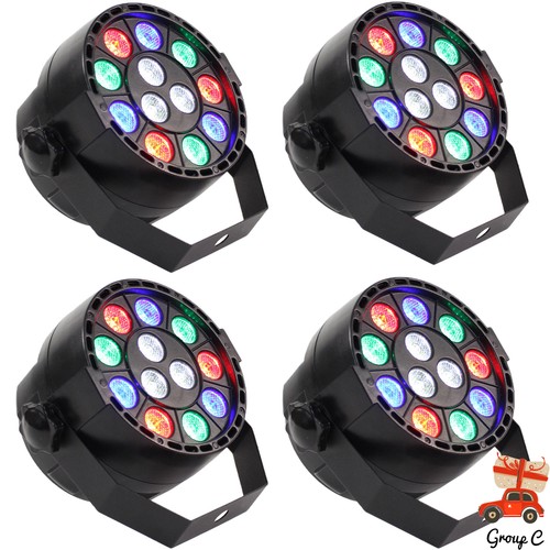 12x1w mini led par64 - 4x,