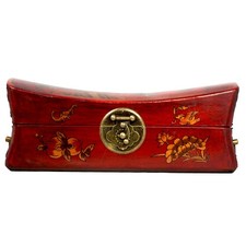 chinesisch Schmuckbox Schatulle 27cm Kiste Truhe aus Holz antik Stil Handarbeit