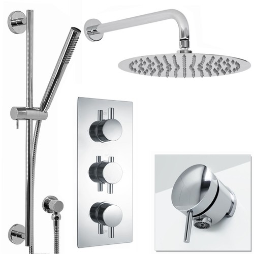 Duschgleiter stange set rund - duschgleiter,