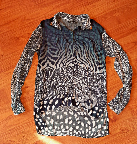 Desigual long bluse tunika - bluse,