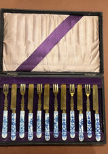 Antik Obst Dessert Messer