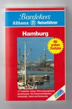 Hamburg    mit   Stadtplan ,  Baedekers   Reiseführer  1990