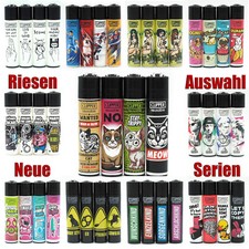 Clipper Feuerzeuge Sets Classic Kamasutra, Impact, Rick, Slogan, Shrooms, Cats