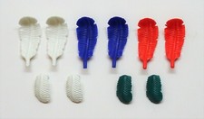 HUT HELM FEDER WEISS BLAU ROT GRÜN PLAYMOBIL > Garde Dreispitz Zweispitz Ritter 