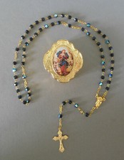 Rosenkranz schwarz schimmernde