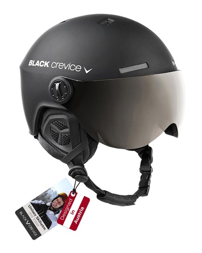 Black crevice skihelm - crevice, gstaad