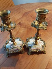 1860 er Paar Emaille Wien