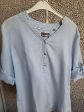 Leinen Bluse Schlupfbluse  v