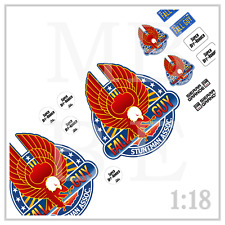 15teil. 1:18 RC Car Aufkleber